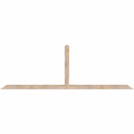 Ekena Millwork Portland Smooth Timber Gable Bracket, Douglas Fir, 108"W x 36"H x 3 1/2"D x 3 1/2"F, 8/12 Pitch GBW108X36X0404POR00SDF